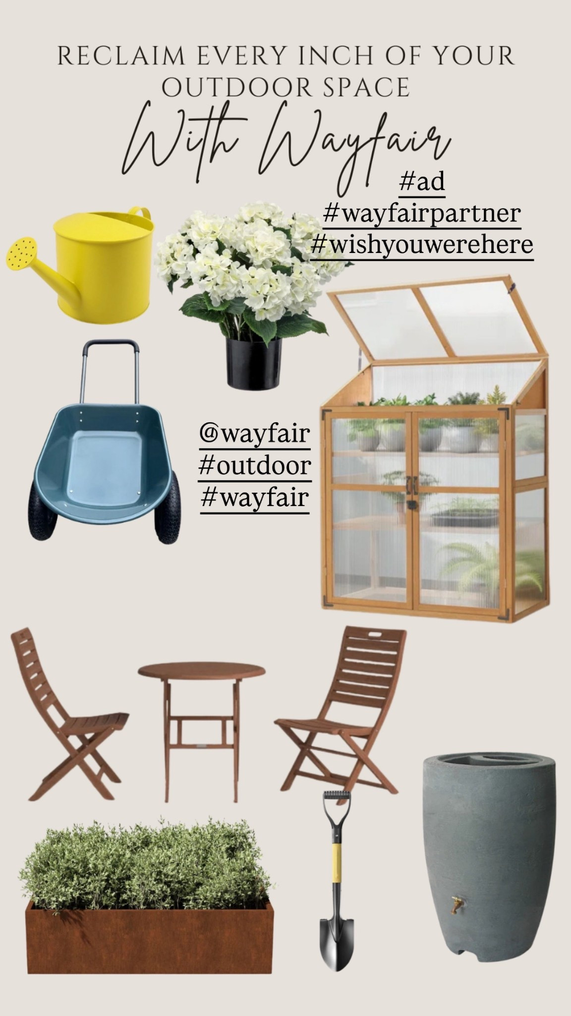 #ad #wayfairpartner reclaim every inch of your outdoor space with @Wayfair  #wayfair #outdoor #wishyouwerehere

#LTKSeasonal #LTKHome #LTKSaleAlert