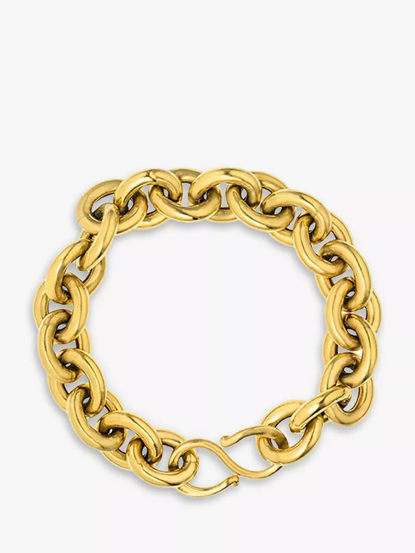 Deborah Blyth Chunky Chain Bracelet, Gold | John Lewis (UK)