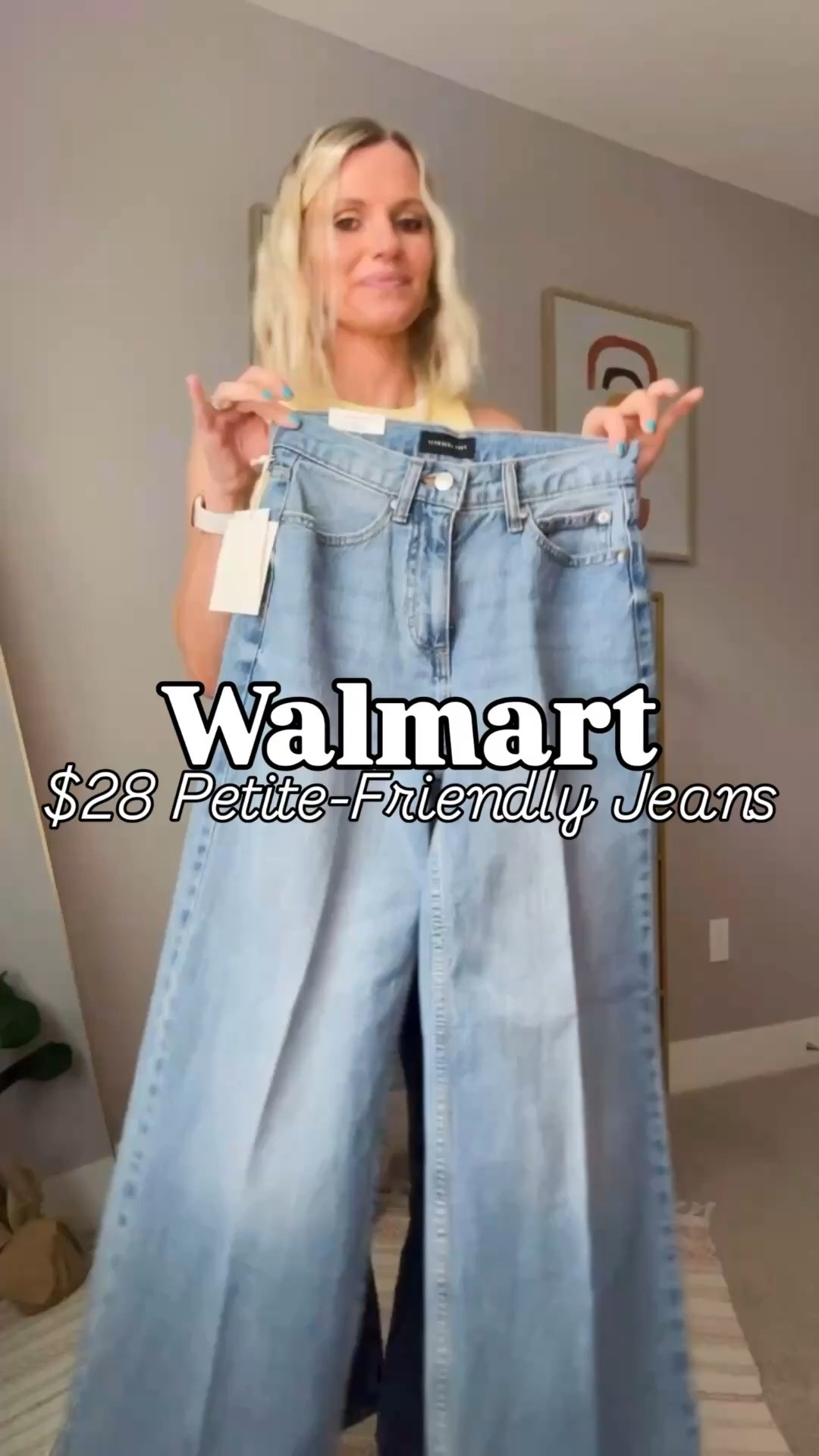 $28 petite-friendly jeans from Walmart! I’m wearing a 0.

#LTKootd #LTKOver40 #LTKPetite