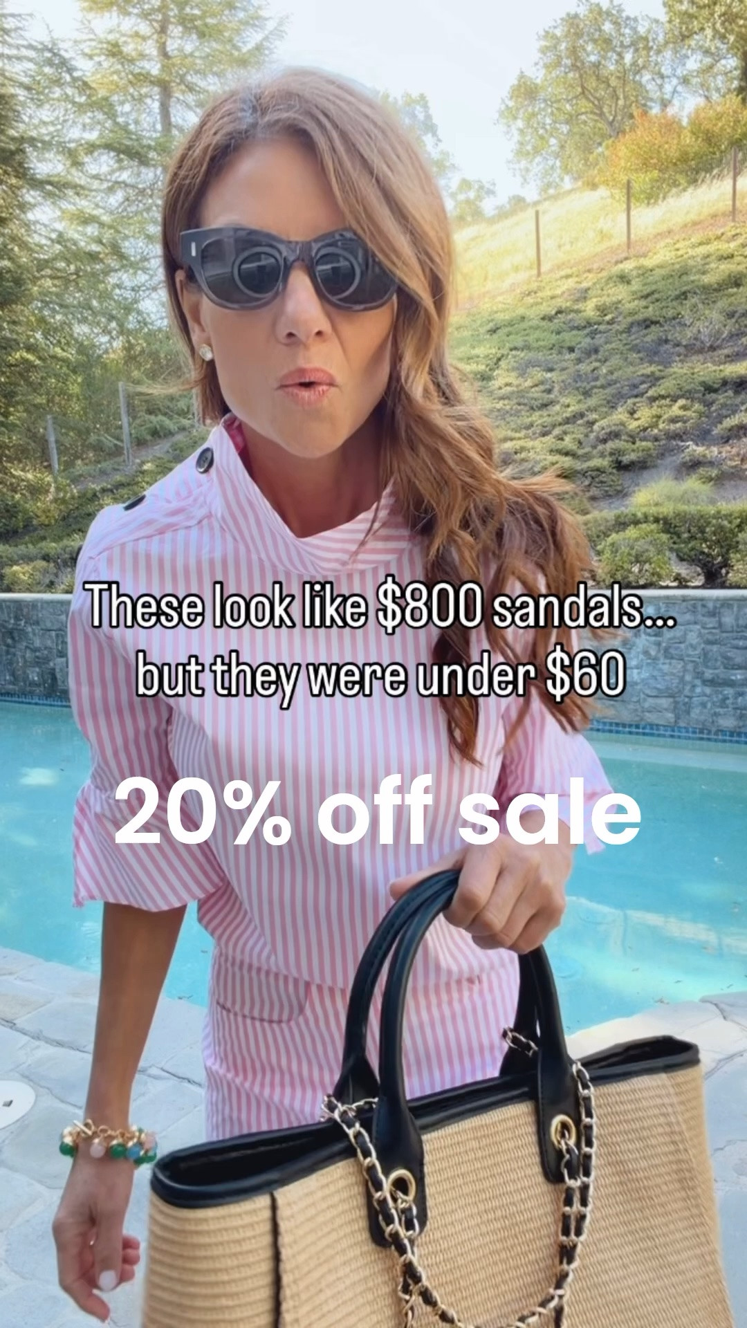 Benaarla is having a 20% off sale (excludes pre-orders), my top, skirt, and bag are part of the sale. Linking a few other favorites. I am 5'7" tall and I'm wearing a small on top and extra small in the skirt.