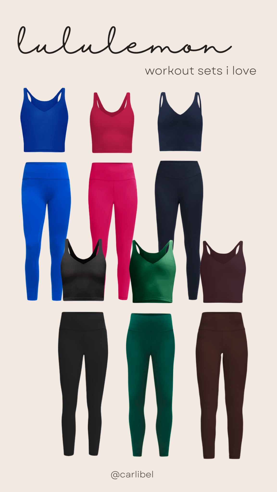 My favorite workout set in all the best colors! 

#LTKFitness #LTKStyleTip #LTKActive