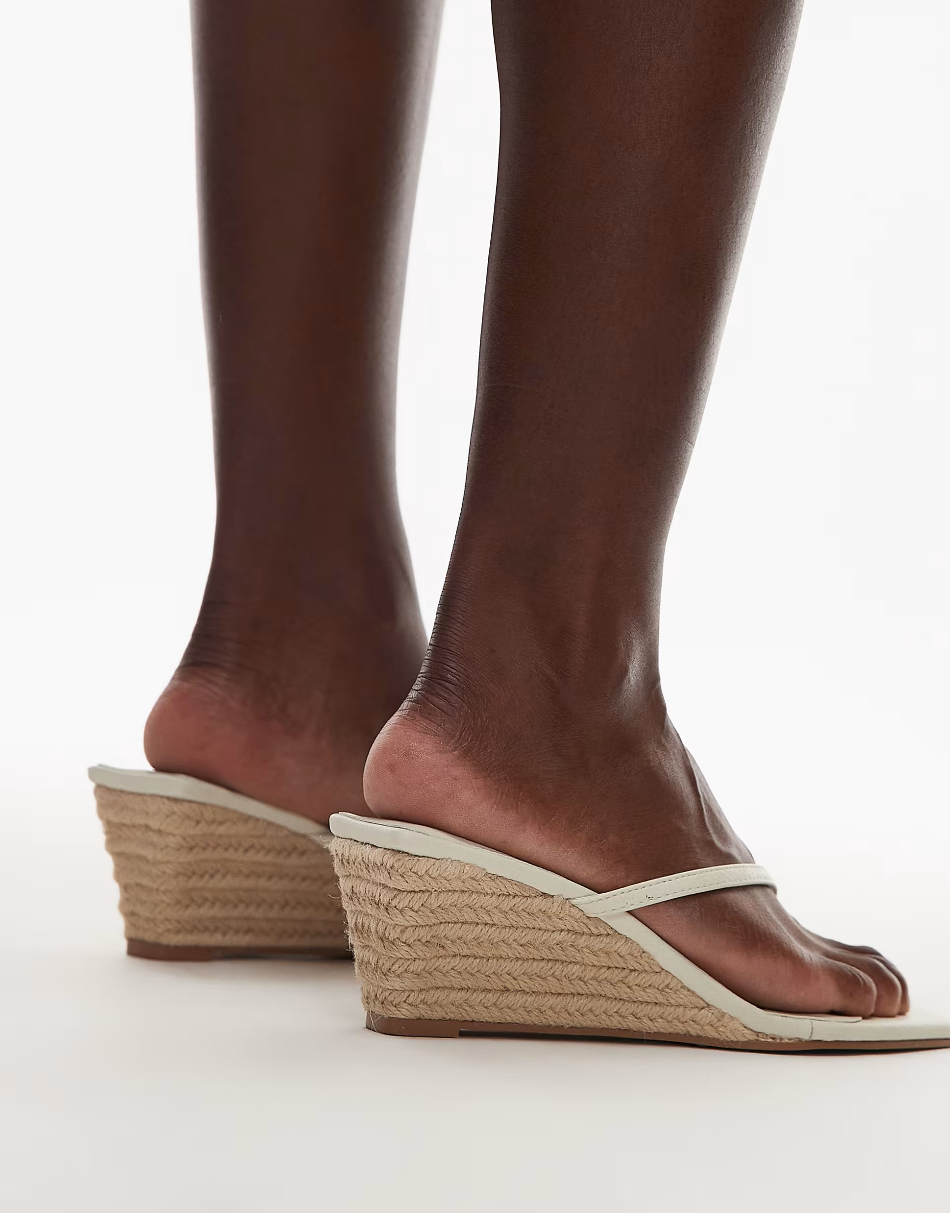 Topshop Hannah wedge heel in white | ASOS (Global)