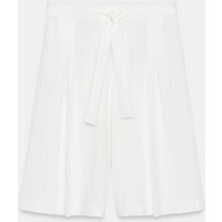 Zara - Zw Collection Long Bermuda Shorts - Oyster-White - Xs - Woman | Zara US