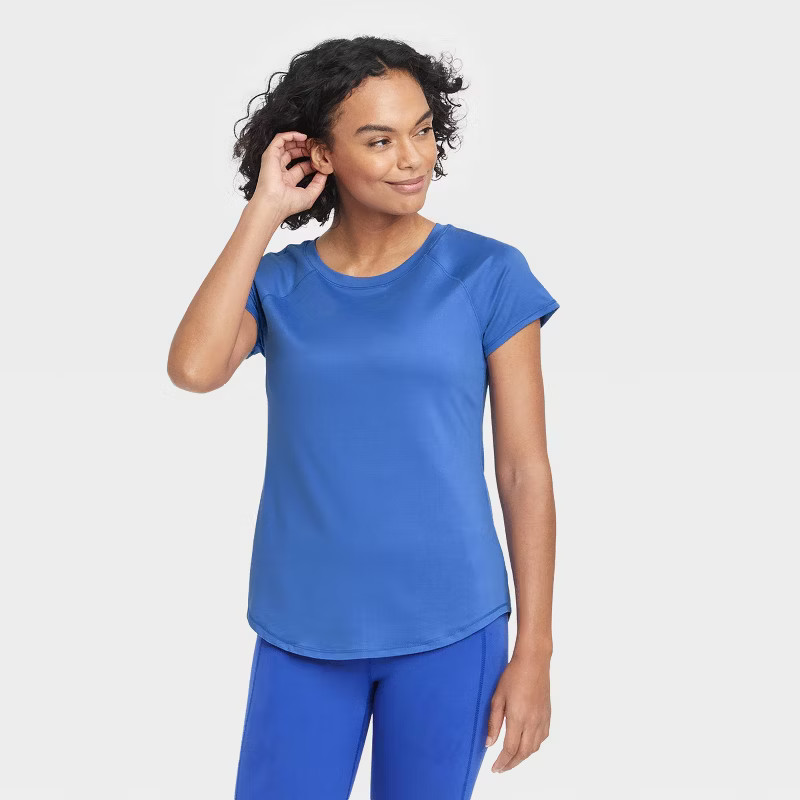 Women's Essential Crewneck Short Sleeve T-Shirt - All in Motion™ | Target