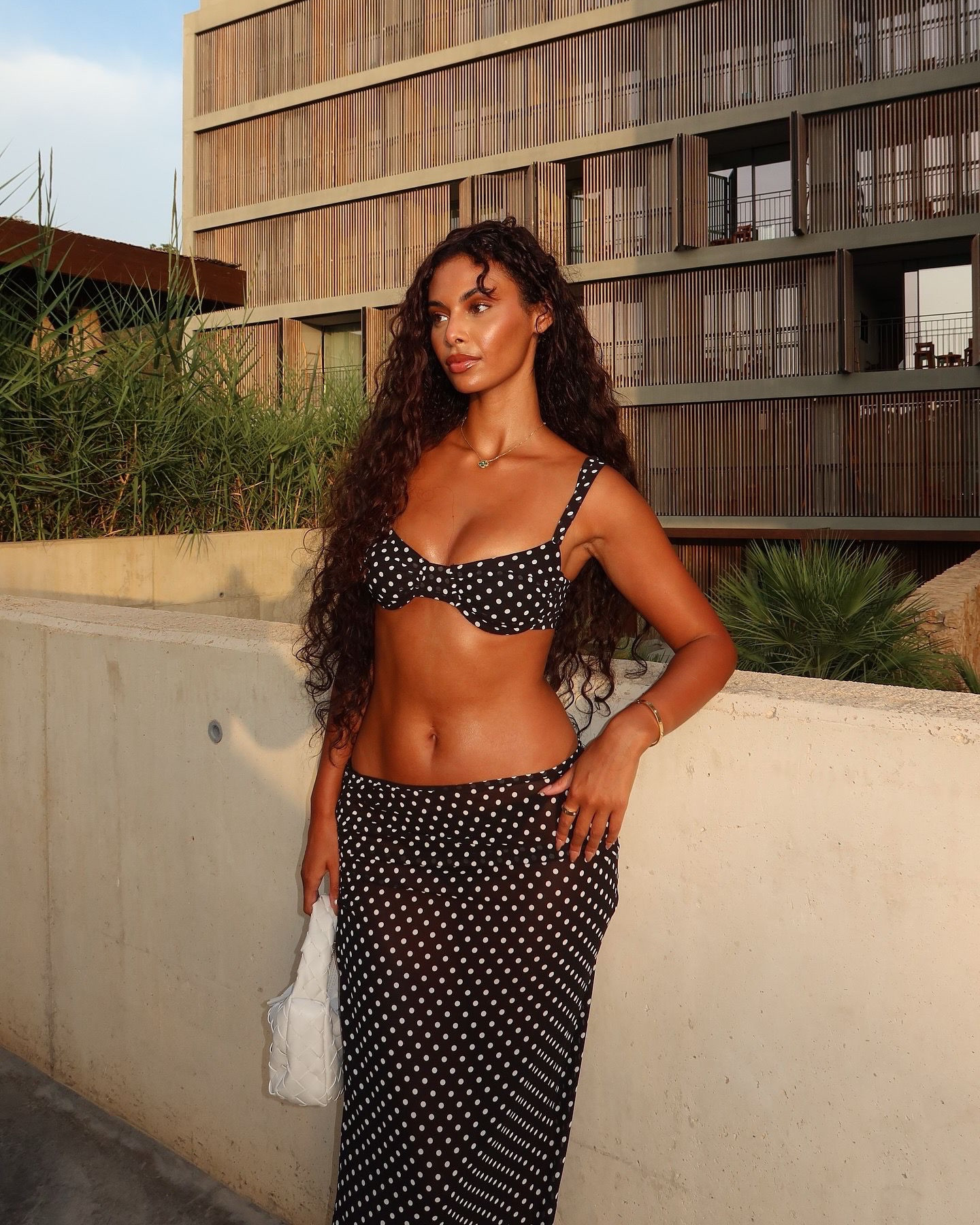 Outcast polka dot bikini and mesh skirt cover up 🖤

#LTKsummer #LTKswimwear #LTKtravel