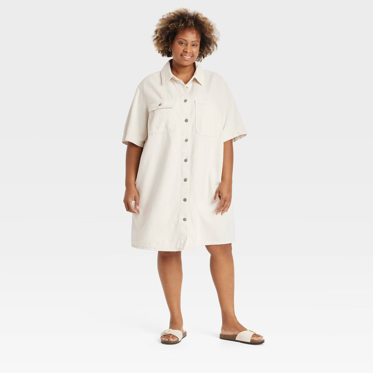 Women's Short Sleeve Mini Shirtdress - Universal Thread™ | Target