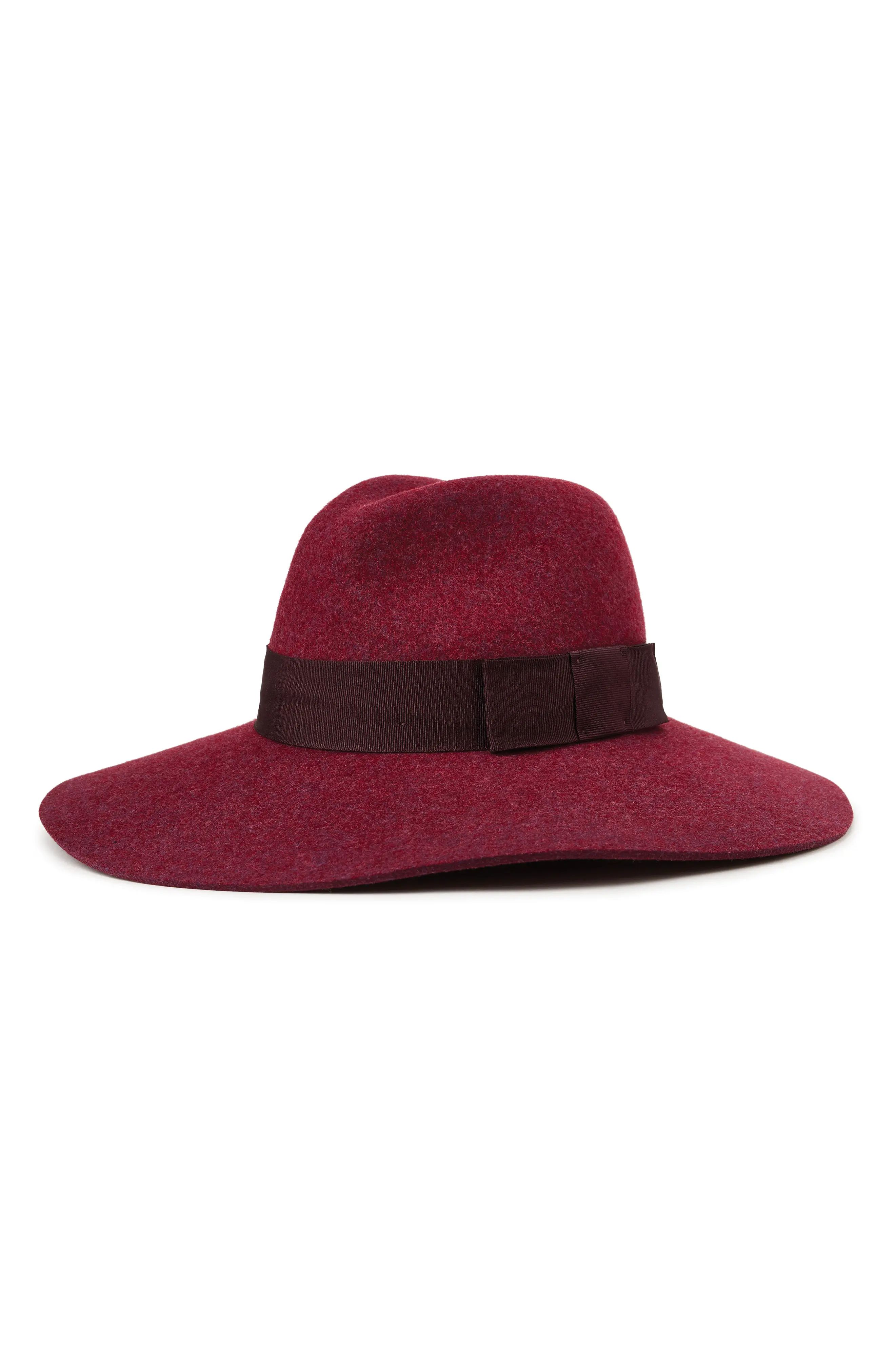 Women's Brixton 'Piper' Floppy Wool Hat - Red | Nordstrom