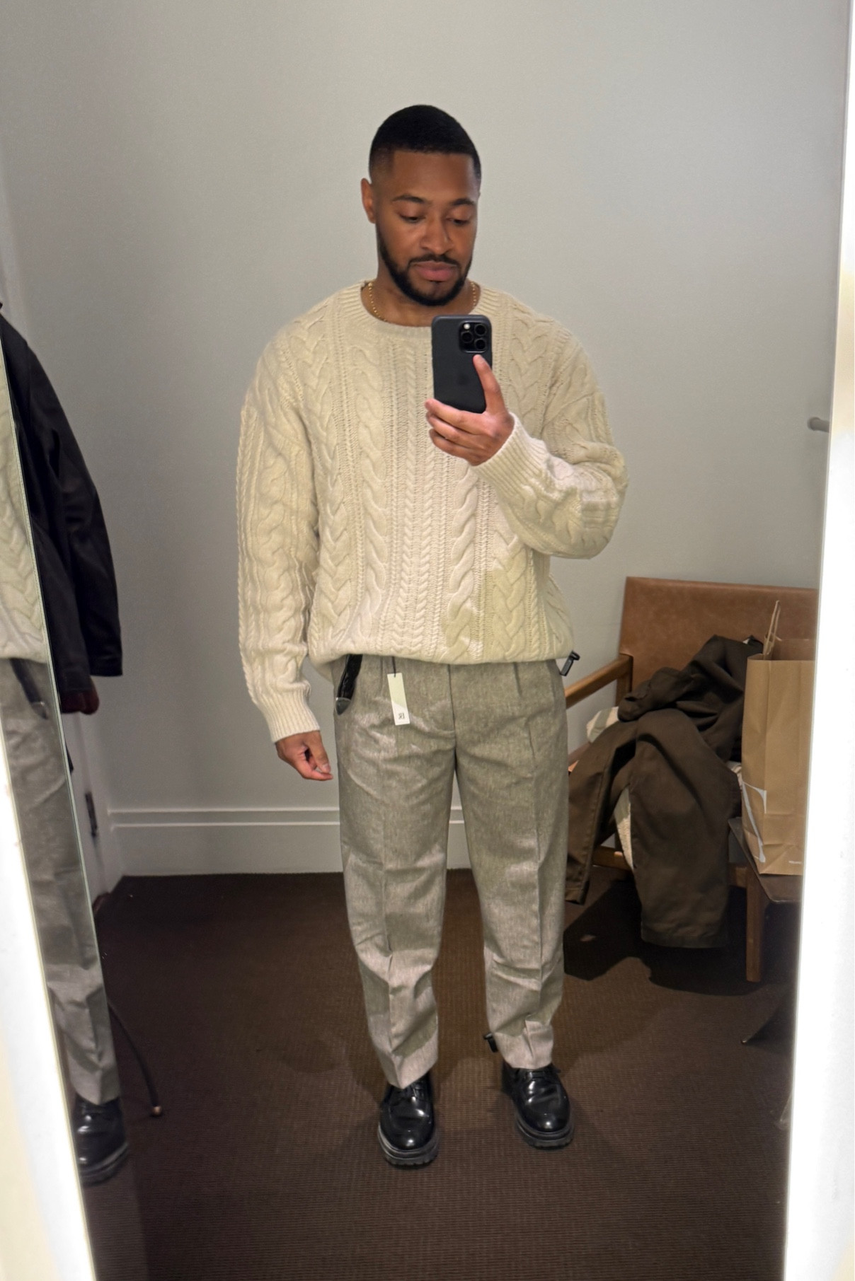 Oatmeal flannel pants like Brunello Cucinelli 

#LTKWorkwear #LTKMens #LTKFindsUnder100