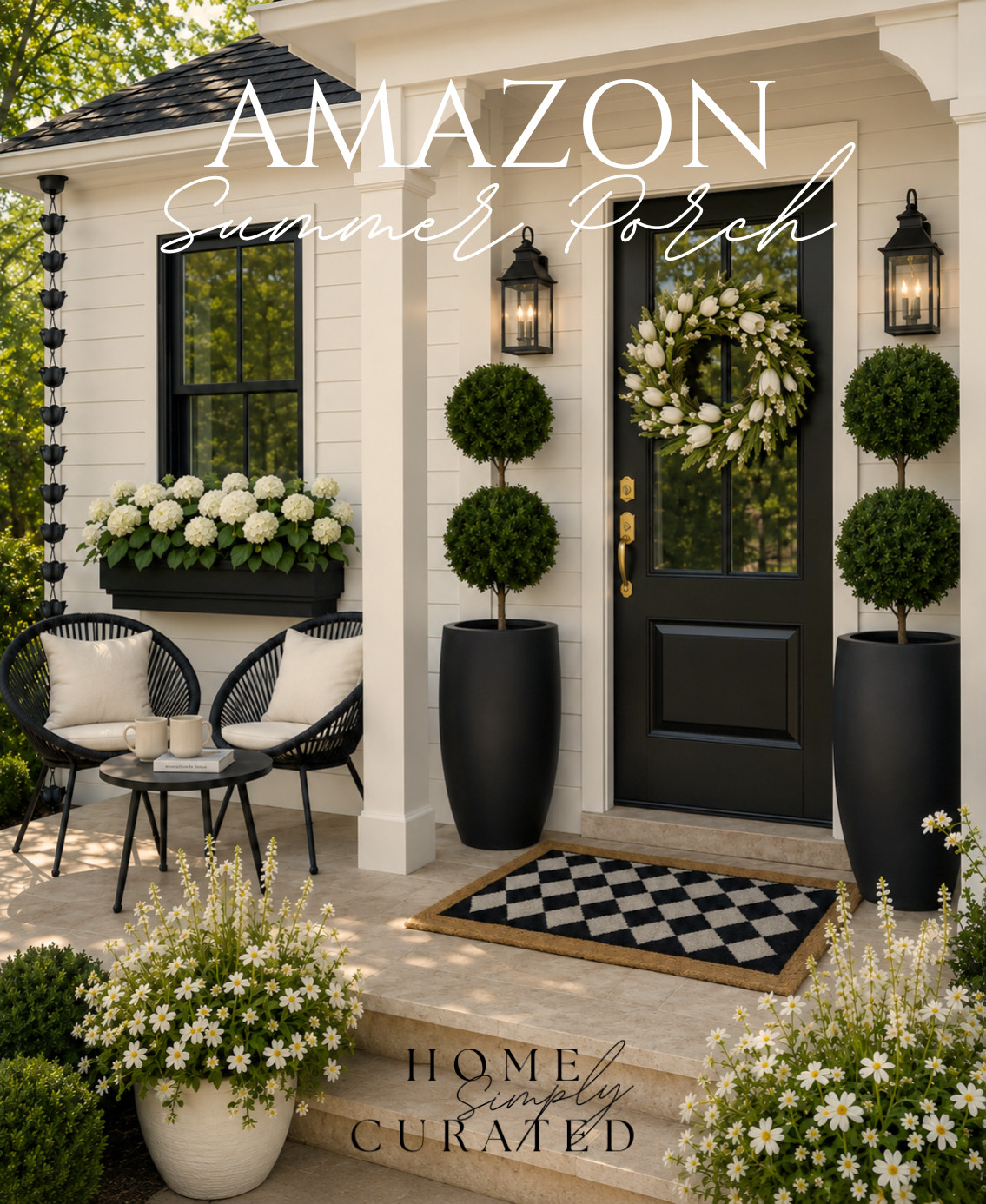 Don't miss out on these outdoor summer porch finds to elevate your space!


I used AI to show how I would style these new finds. summer home finds, Amazon home finds, classic home, transitional home, outdoor patio set, black planters, outside doormat, summer wreath

#LTKSeasonal #LTKHome