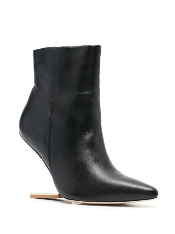 Cult Gaia Kenna Leather Boots | Black | FARFETCH | Farfetch Global