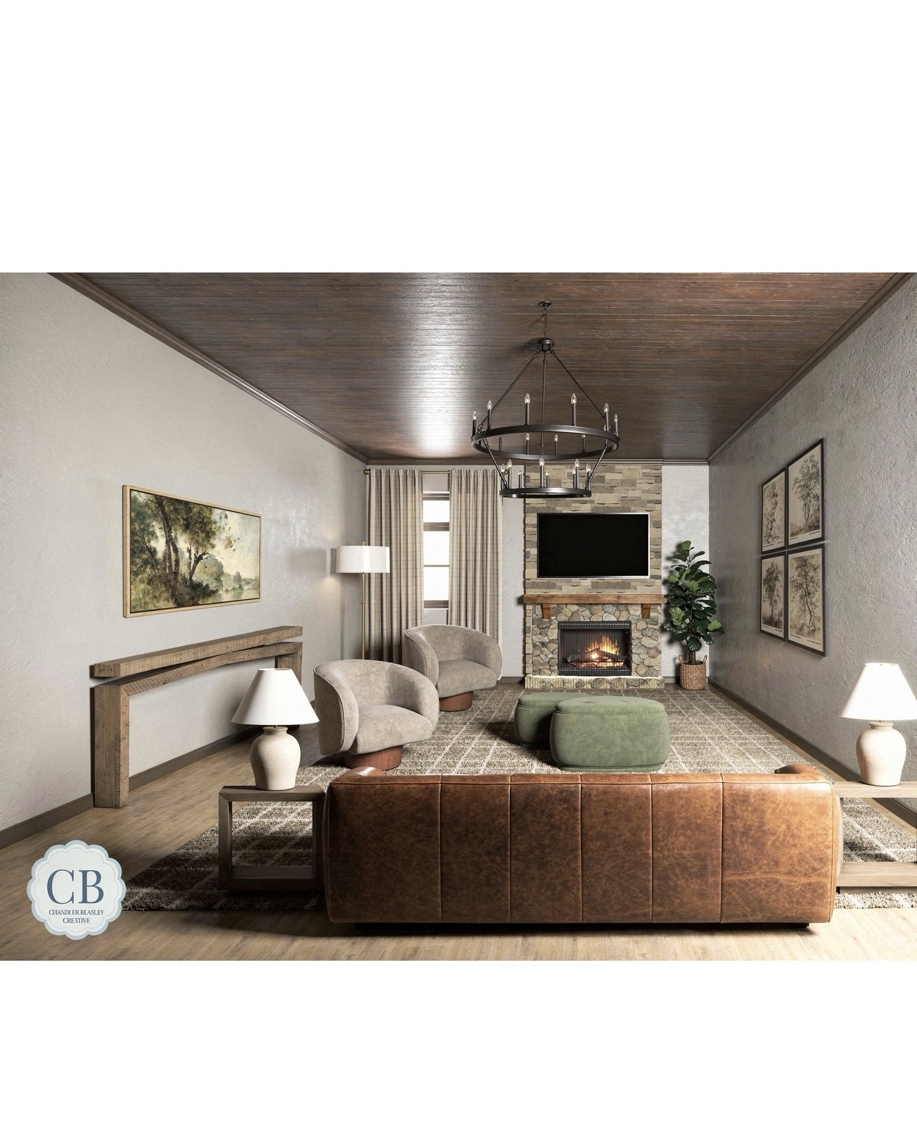 Love this cozy living room vibe! renders & concepts! 

#LTKHome #LTKdayinmylife #LTKSaleAlert