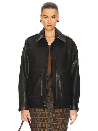 Drey Leather Jacket | FWRD 