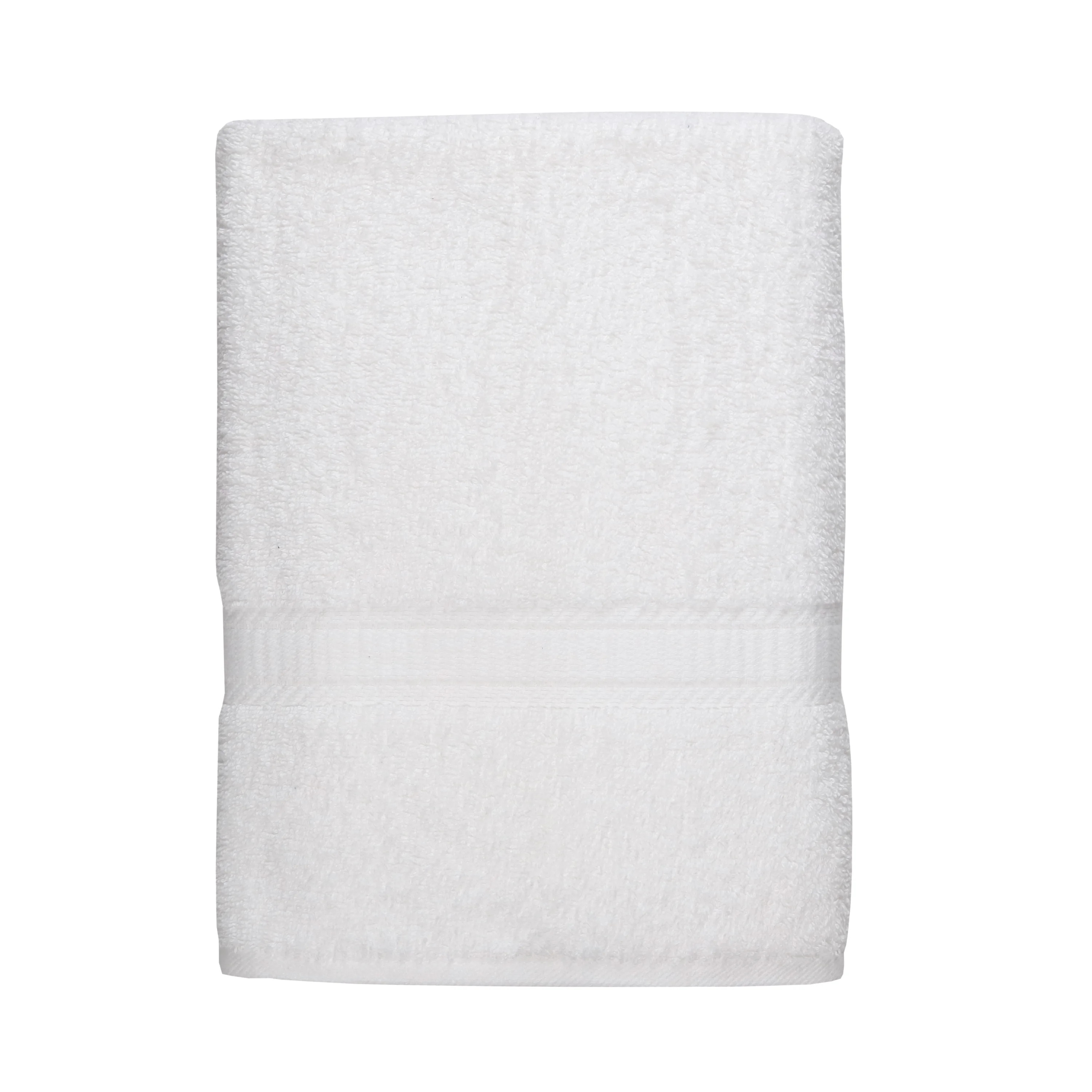 Mainstays Basic Bath Towel, Soft 100%  Cotton and Highly Absorbent Bath Towel, White | Walmart (US)