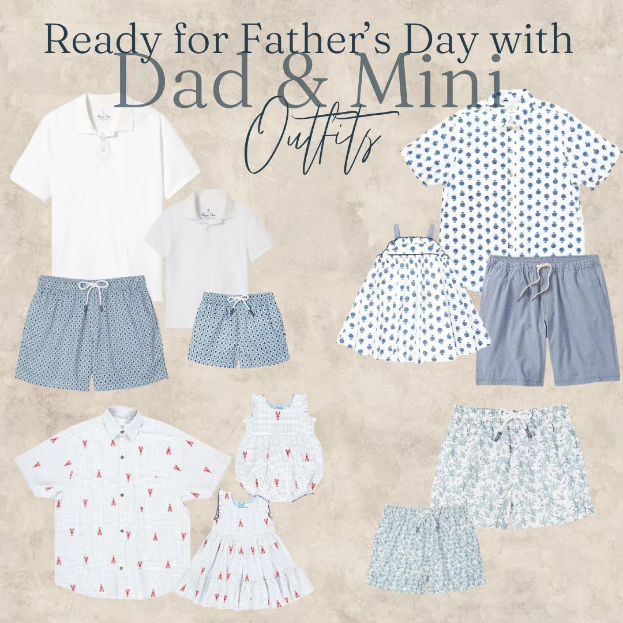 Match your mini 💙 // Father’s Day // 

#LTKfamily #LTKSeasonal #LTKmens