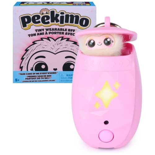 Peekimo Pink Interactive Pet and Wearable Charm Accessory, 100+ Reactions | Amazon (US)