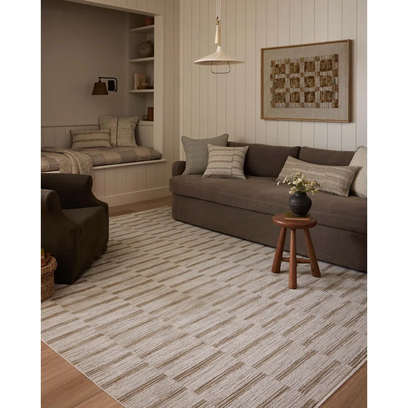 Amber Lewis x Loloi Cali Ivory / Tobacco Area Rug | Wayfair North America