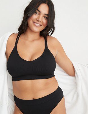 Aerie Seamless Strappy Padded Bralette | American Eagle Outfitters (US & CA)