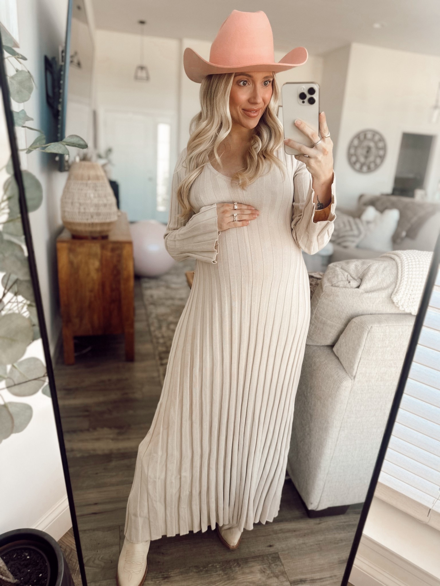 neutral bump friendly dress ✨

#LTKgrwm #LTKmomlife #LTKBump