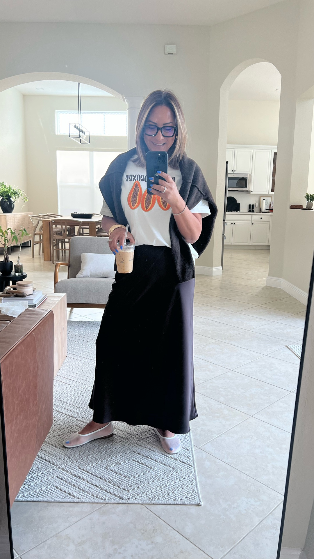 Just elevated this graphic t-shirt, maxi skirt look by adding the sweater over the shoulder 

#LTKFindsUnder100 #LTKFindsUnder50 #LTKStyleTip