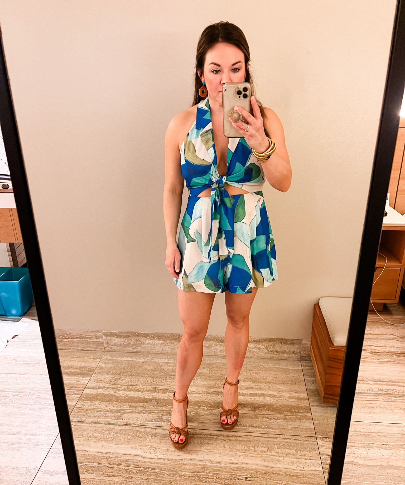 My favorite romper that I wore on vacation in Mexico. I’m wearing a size large. It is snug in the waist/rib cage. 

#LTKSeasonal #LTKParties #LTKTravel