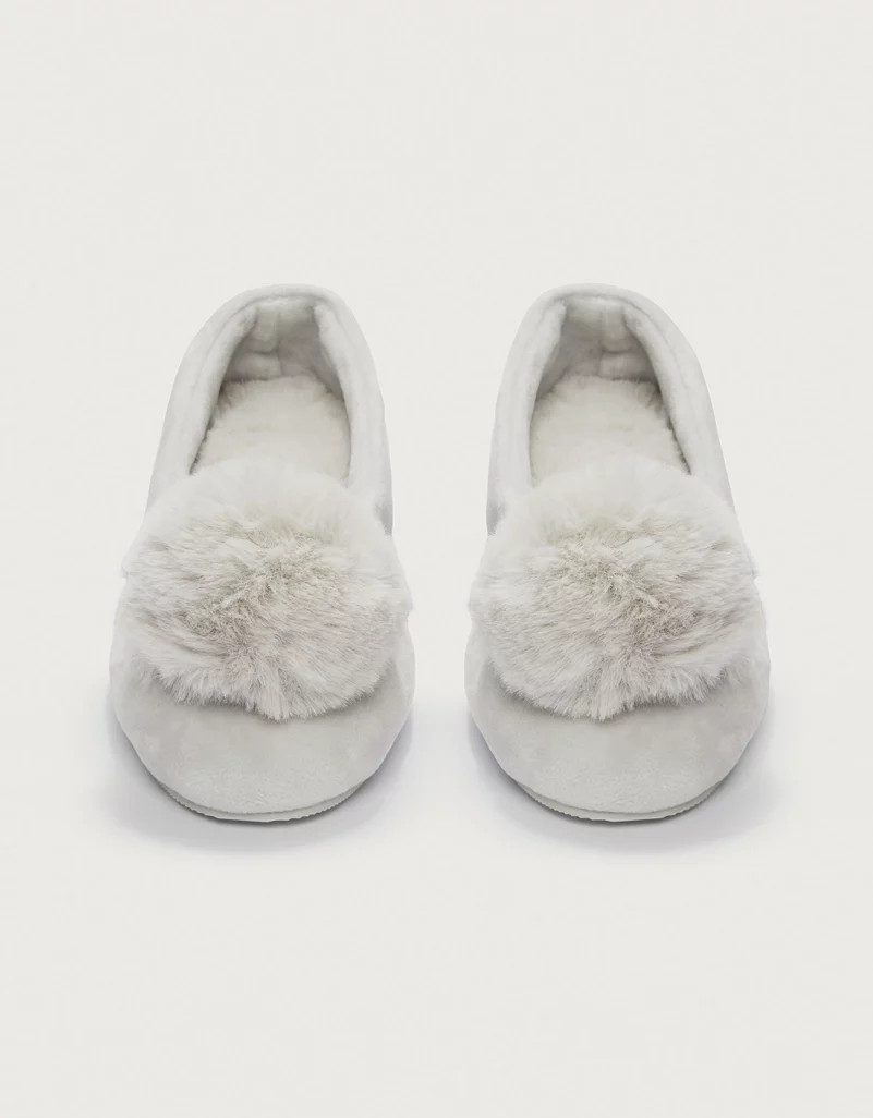 Pom-Pom Ballet Slippers | The White Company (US & CA)