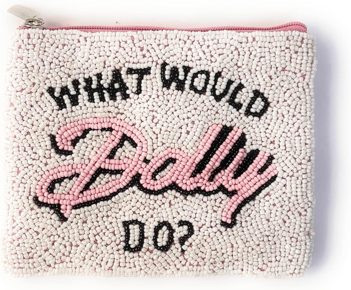 TWINE AND LOVE What Would Dolly Do Coin Purse, Beaded Coin Pouch, Beaded Coin Purse, Coin Purse, ... | Amazon (US)