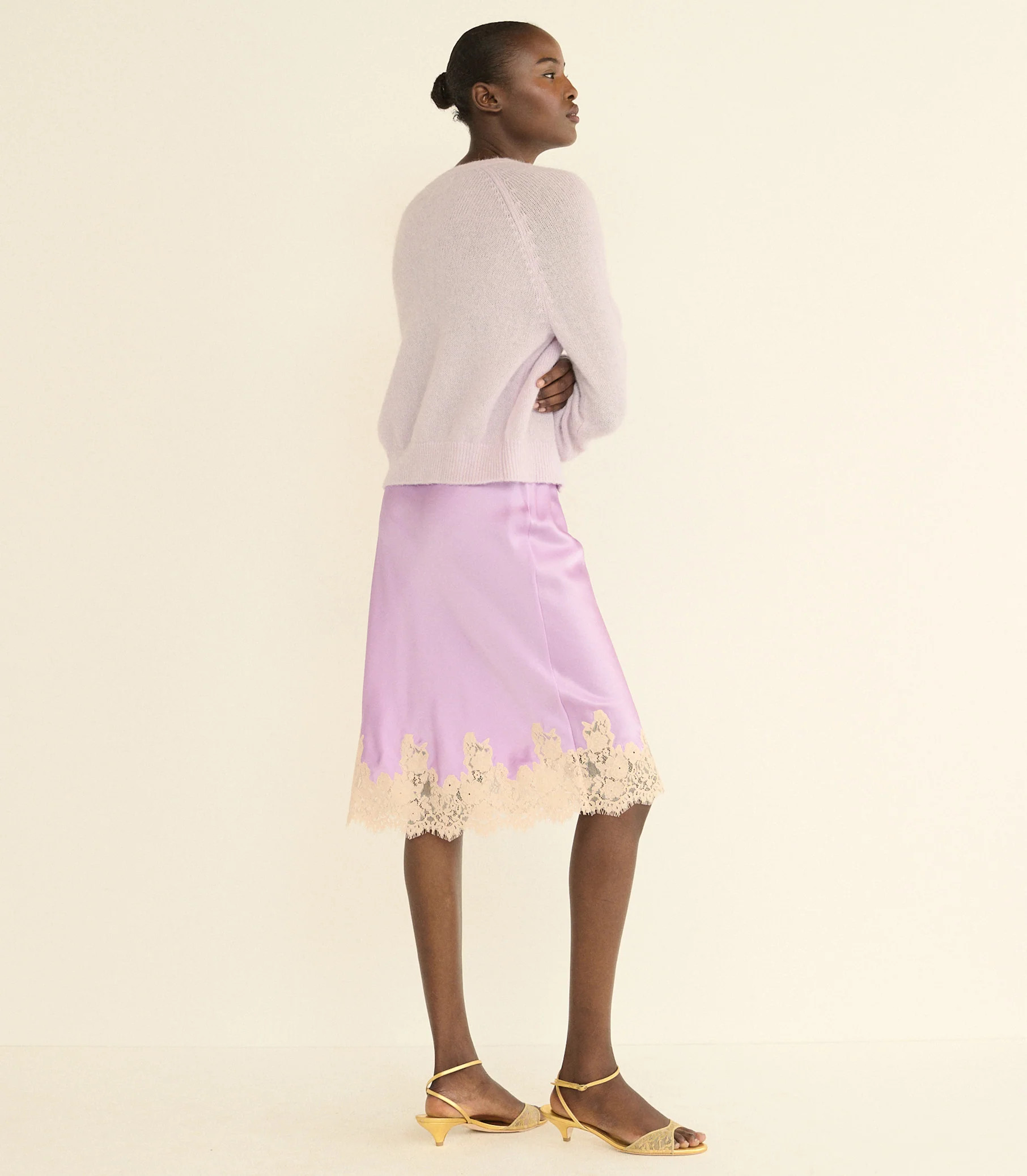 Elowette Skirt - Orchid Blossom | D\u00d4EN | DOEN