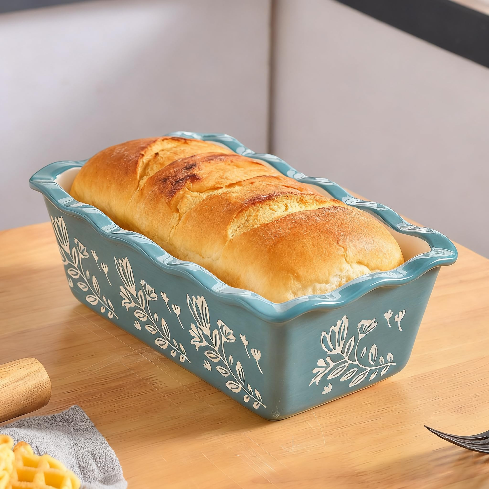 Wisenvoy Loaf Pan Bread Pan Ceramic loaf pans for baking Porcelain Baking Pans Nonstick Bread Pan... | Amazon (US)