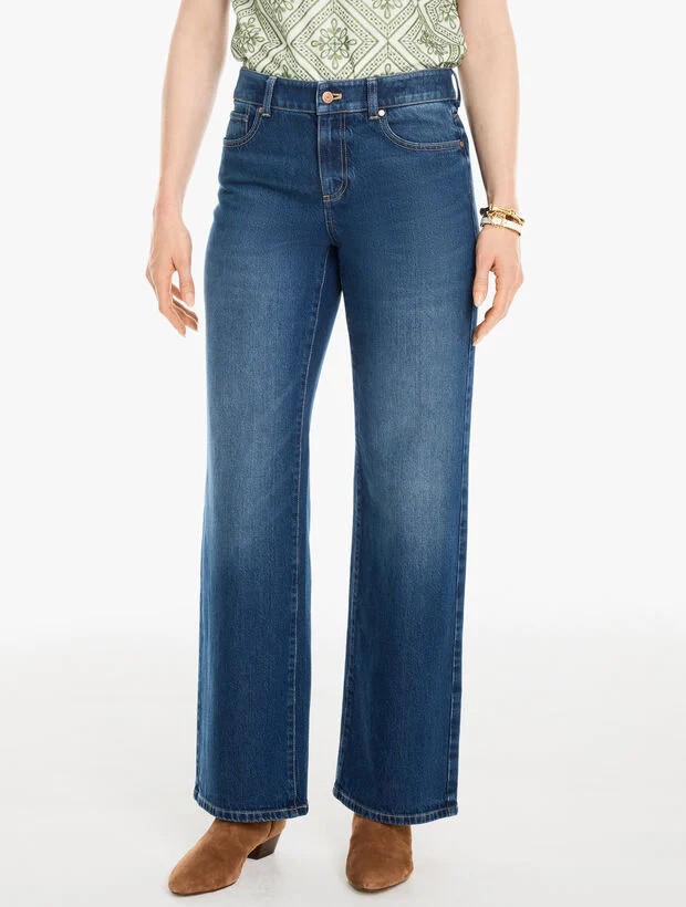 Supersoft Classic Jean Trousers - Belmont Wash | Talbots