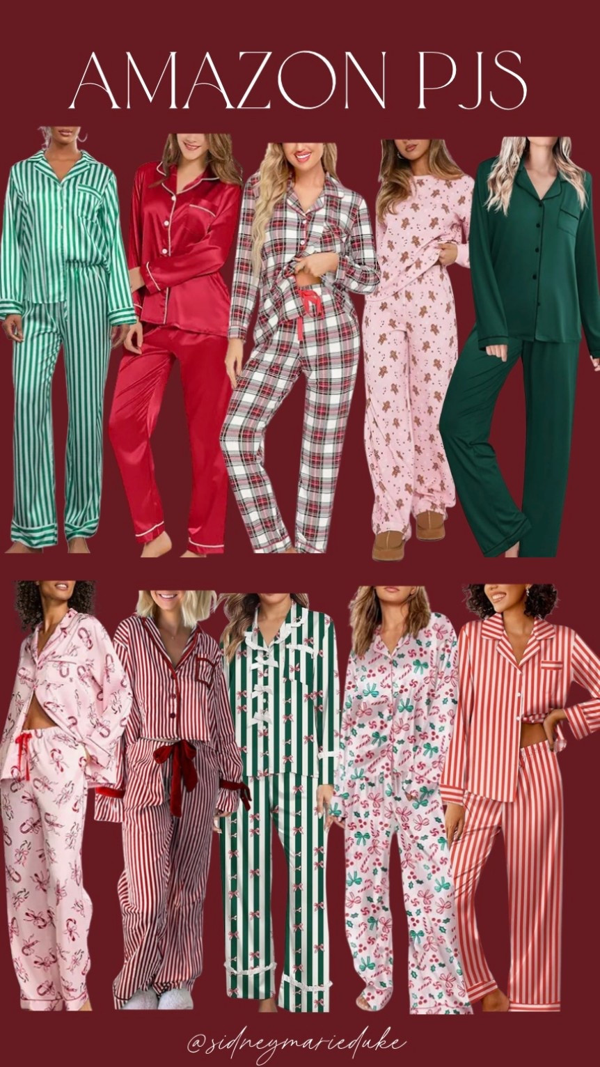 Amazon pajamas that arrive before Christmas! 🎄❤️🫶🏼 These are all so cute for Christmas morning! Also linked some matching family ones! 

#LTKFindsUnder50 #LTKGiftGuide #LTKHoliday