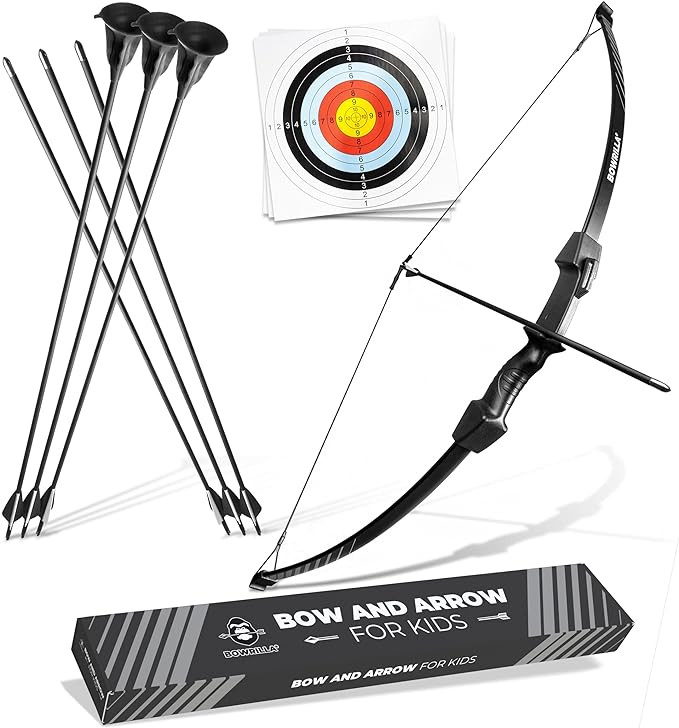 BOWRILLA® Bow and Arrow for Kids | Beginners Archery Set with 6 Arrows, Ideal for Kids & Teens 8... | Amazon (US)