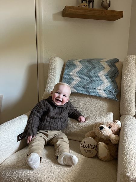 11 months ❤️ Ezra’s sweater is GAP baby and they’re doing 40% off right now! Some of the cutest baby boy clothes 

#LTKbaby #LTKCyberWeek #LTKsalealert