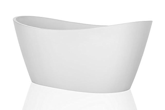 Empava 67" Luxury Freestanding Bathtub Acrylic Soaking SPA Tub by Empava – Modern Stand Alone Bathtu | Amazon (US)