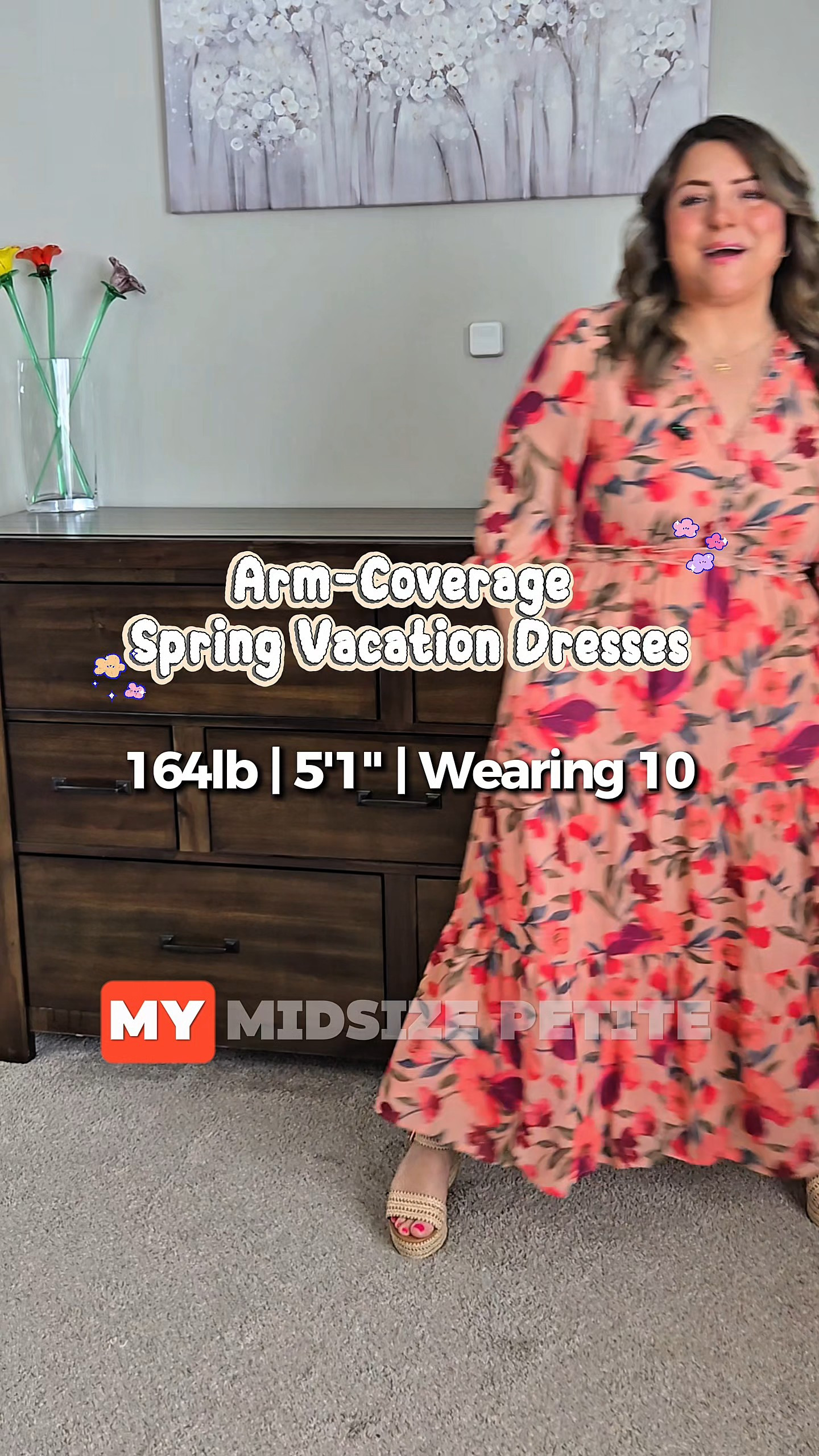 Arm Coverage Spring Vacation Dress

#LTKPlusSize #LTKPetite #LTKMidsize