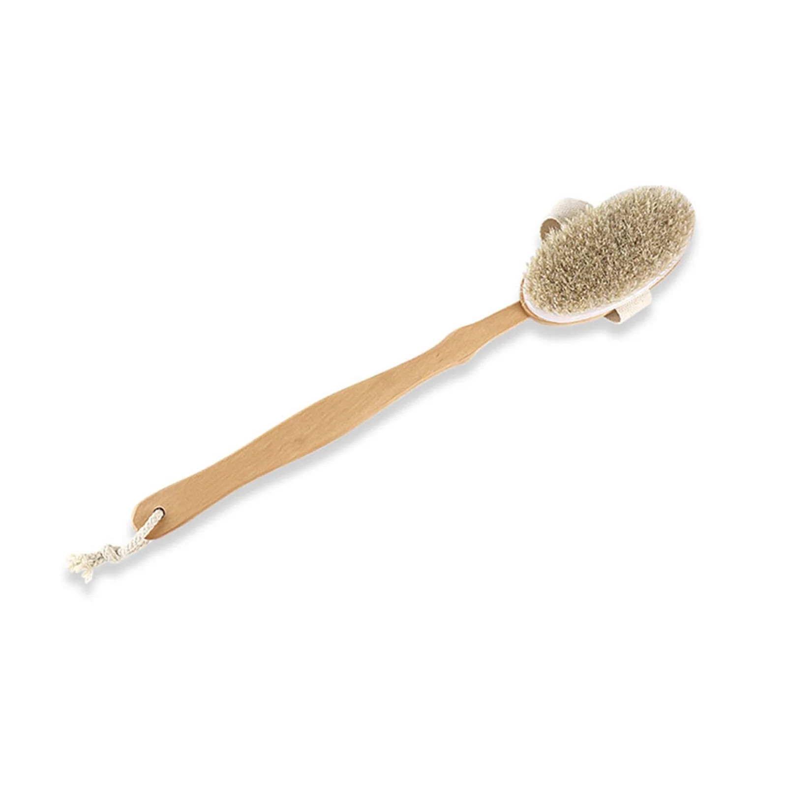 Natural Bristles Back Scrubber Shower Brush With Detachable Long Wooden Handle D | Walmart (US)