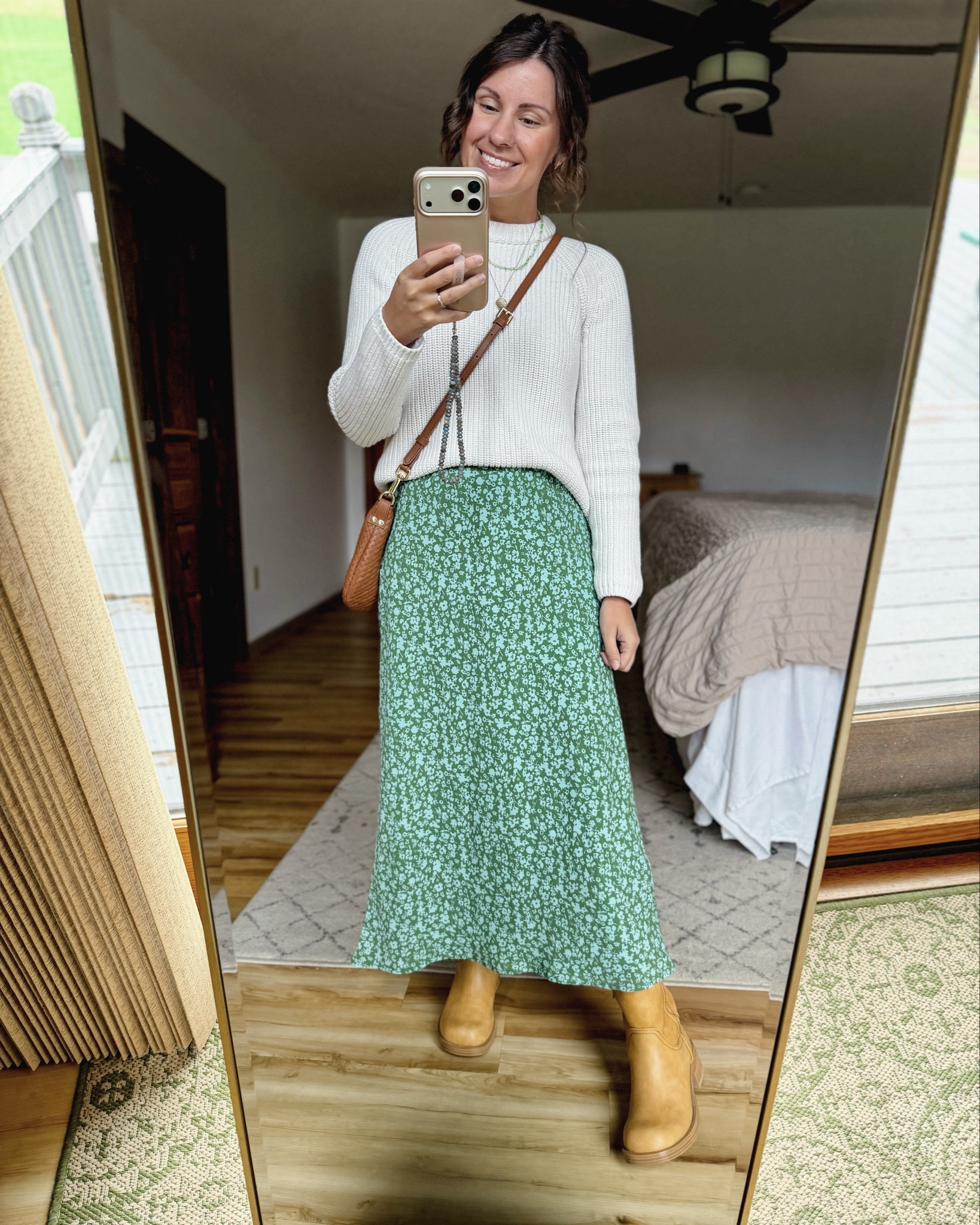 Church outfit!
Wearing small in my sweater (I own in 3 colors—love it. 100% organic cotton!). My skirt is size XS and my boots are size 6.🌿

#LTKPetite #LTKgrwm #LTKootd