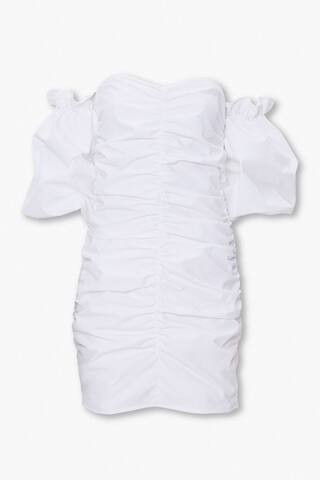 Ruched Off-the-Shoulder Mini Dress | Forever 21 (US)