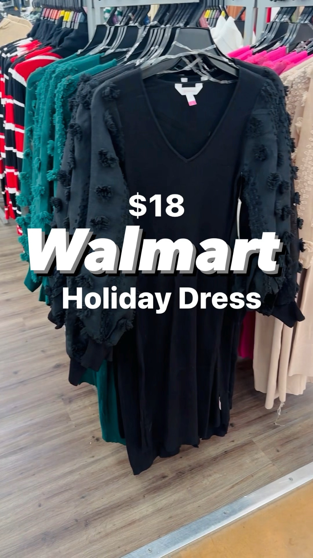 New $18 holiday dress at Walmart! Junior sizing, size up 1-2 sizes. I went from a size small to a large. 






Walmart fashion. Walmart style. Holiday dress party outfit idea. No boundaries. 

#LTKparties #LTKSeasonal #LTKfindsunder50