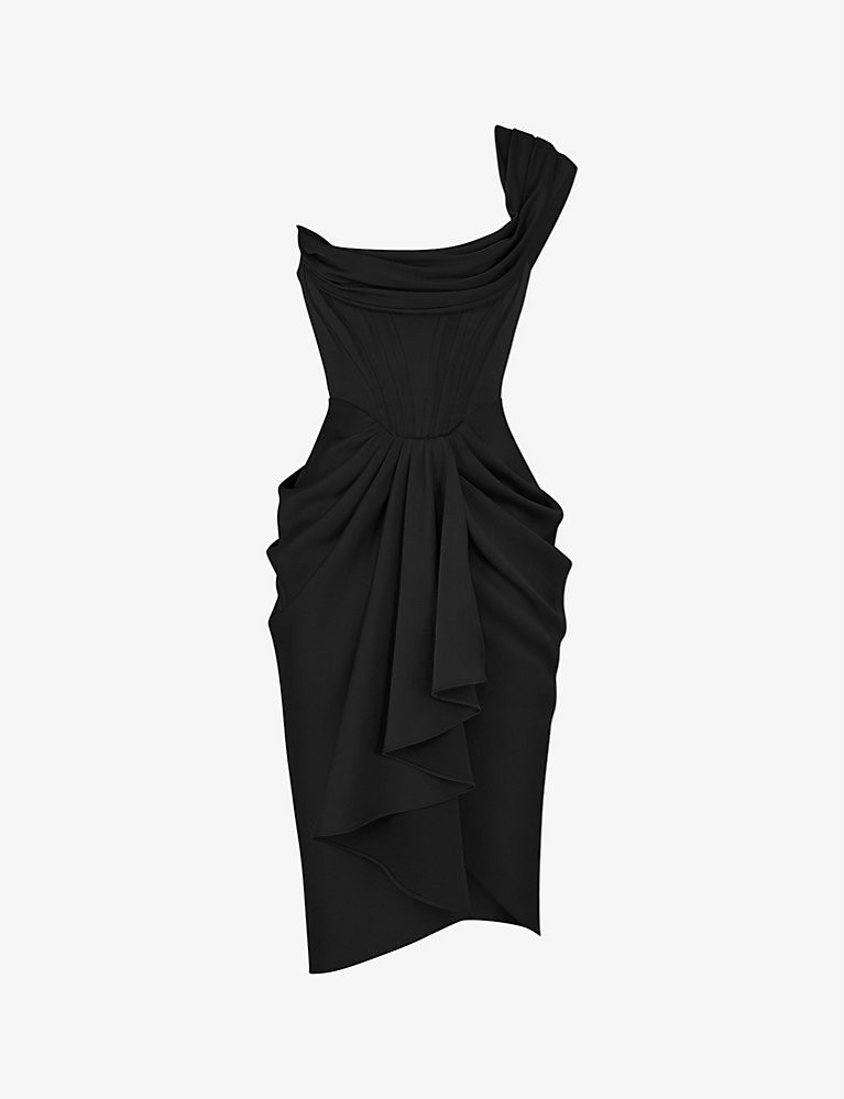 Janis corset satin midi dress | Selfridges