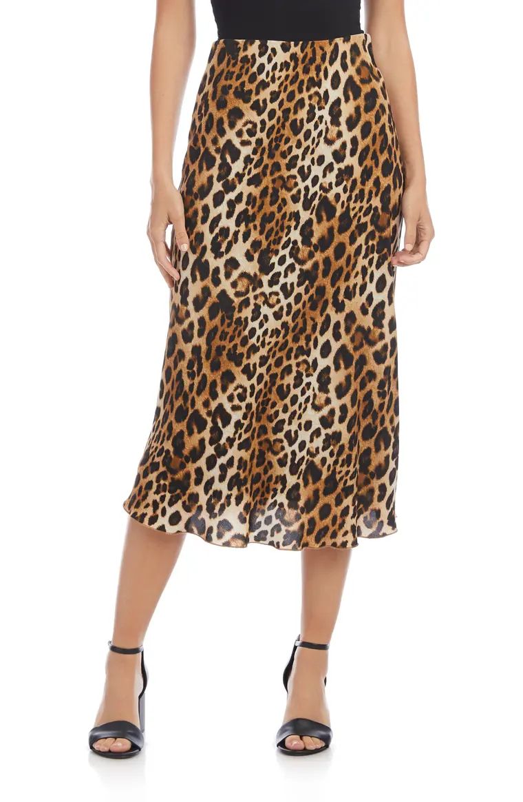 Leopard Print Bias Cut Skirt | Nordstrom