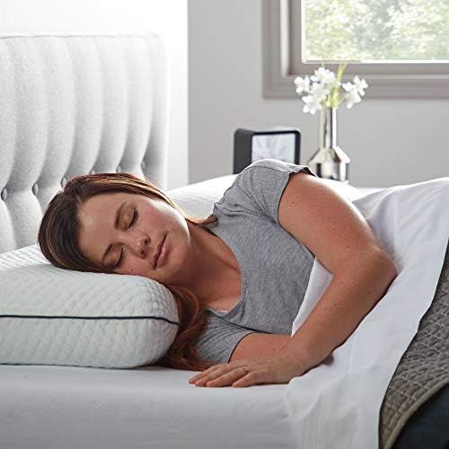 WEEKENDER Ventilated Gel Memory Foam Pillow - Washable Cover - Standard Size | Amazon (US)