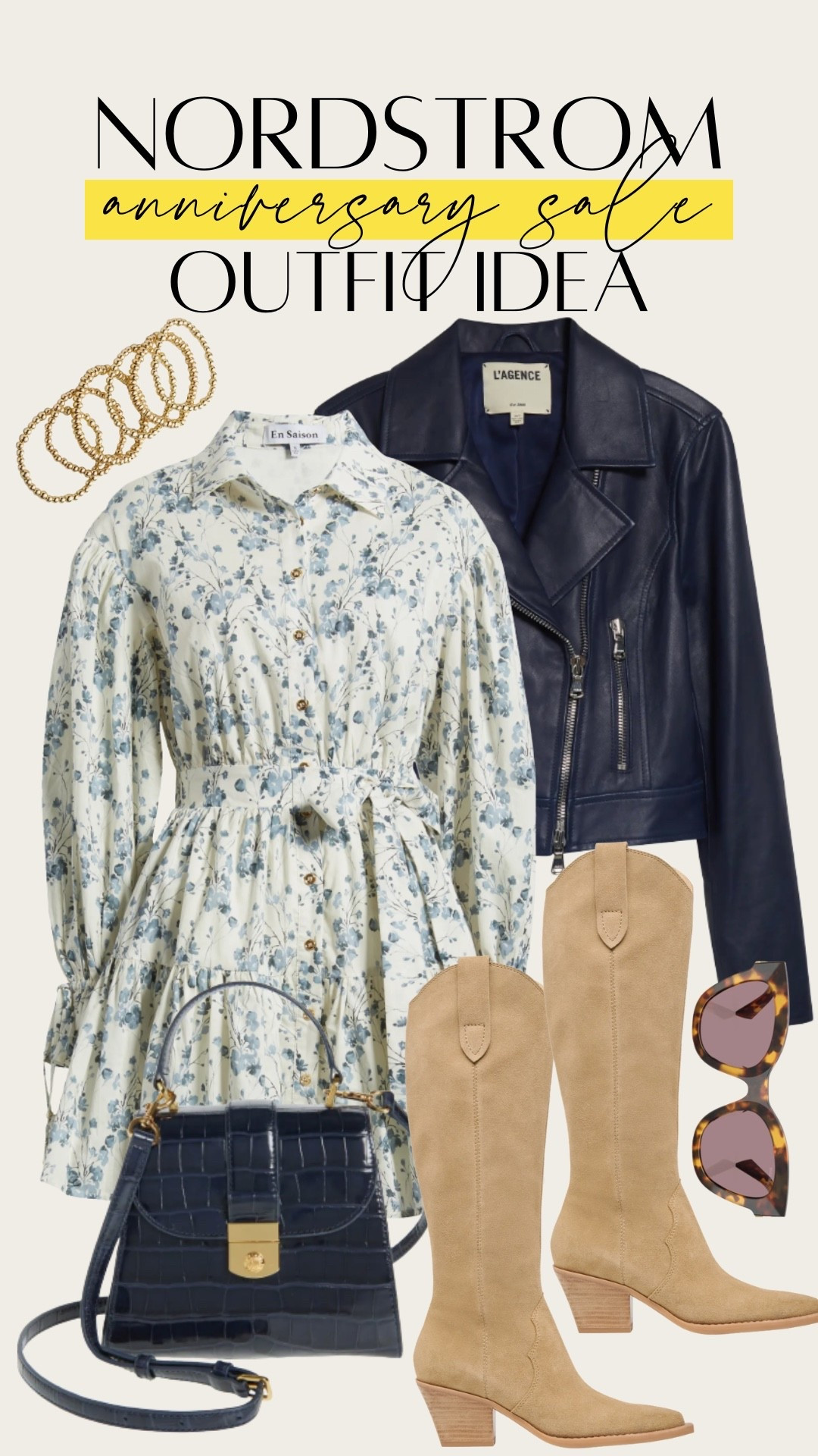 This dress looks so expensive & preppy! Can transition this look for spring/summer into fall with accessories. Perfect for bridal shower, baby shower, summer date night. White & blue floral dress. Blue leather jacket. Nordstrom Anniversary Sale/ NSALE 2025

#LTKSeasonal #LTKSaleAlert #LTKStyleTip
