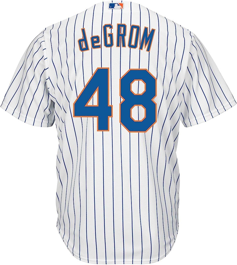 Jacob deGrom New York Mets White Youth Cool Base Home Replica Jersey | Amazon (US)
