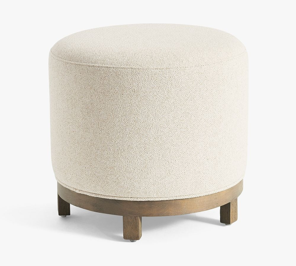 Jake Upholstered Swivel Stool | Pottery Barn (US)