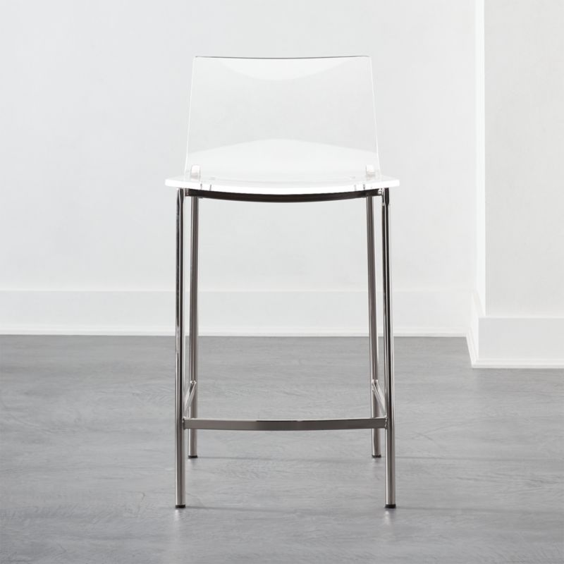 Chiaro Clear Counter Stool BlackChange Zip Code: SubmitClose$229.00(5.0)  out of 5 stars16 Review... | CB2