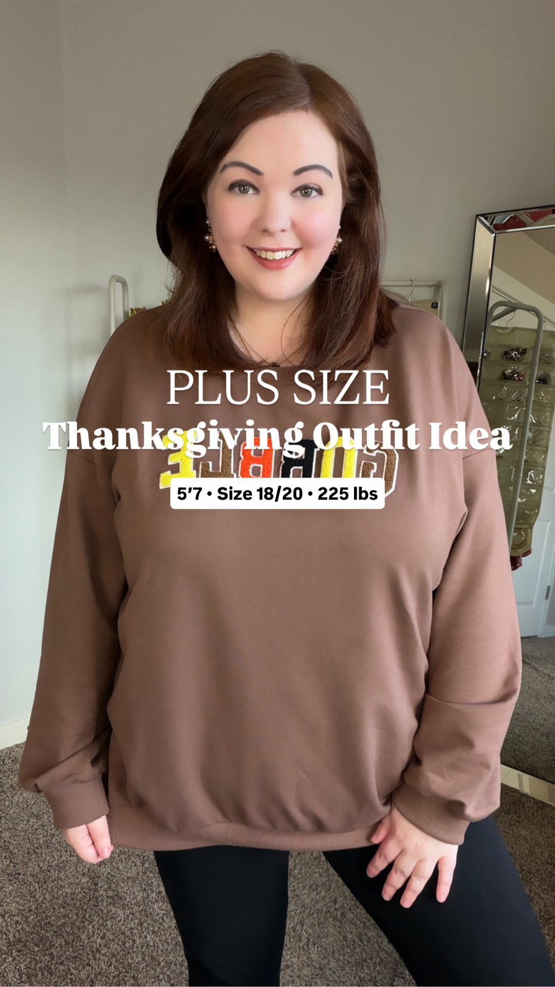 Plus Size Thanksgiving Outfit Idea 🤎✨🦃 Who doesn’t want to be cute AND comfy this Turkey Day?! This Amazon sweatshirt definitely fits that combo 👏🏻 Available in sizes Small-XXL. I’m wearing the XXL and it still has tons of room and it’s under $20!



#LTKPlusSize #LTKFindsUnder50 #LTKHoliday
