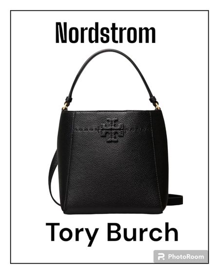 Nordstrom new Tory Burch black bucket bag. 

#toryburch

#LTKitbag