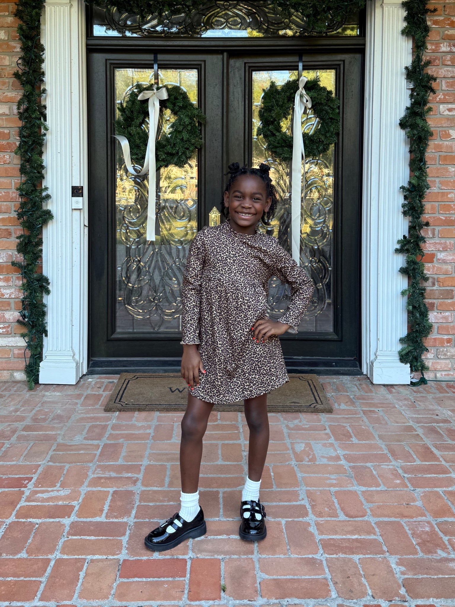 Girls leopard print dress 

#LTKHoliday #LTKKids #LTKootd