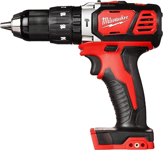 Milwaukee M18 18-Volt Lithium-Ion 1/2 in. Cordless Hammer Drill (Bare Tool Only), Black Red | Amazon (US)