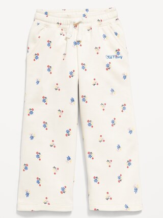 Logo-Graphic Wide-Leg Sweatpants for Toddler Girls | Old Navy (CA)